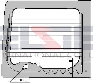 Ford Transit (2000-2013), З, Зл, Мінівен, права половина, зм. отворів і їх кількості, FUYAO