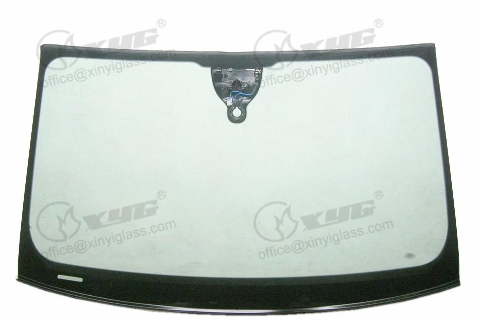 [8589AGNCMVZ1P-XI] Audi A4 (Седан, Комбі) (2008-2016), В, Зл, місце для камери нічного бачення, з кріпленням або датчиком дощу/світла, з віконцем під VIN, з привулканізованним молдингом, XINYI