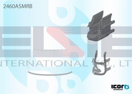 [2460ASMRB-IC] BMW X1 (E84)  (2009-2015), МЛ, В, Позашляховик, нижній, ICOR = 2448ASMHB