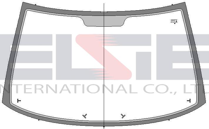 [3349AGNBL-FU] Fiat Palio/Siena/Albea (Седан, Комбі, Хетчбек) (1997-2011), В, ЗлГл, FUYAO