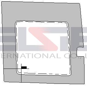 [5427BGYVLNSU8J-FU] Mercedes W901-905 Sprinter (високий) (1995-2006), З, Ср, Мінівен, ліва половина, панорамне, з вирізом під петлю, необігріваєме, високе, FUYAO